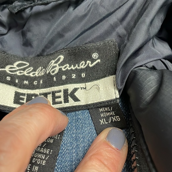 Eddie Bauer supper down filled puffer coat - Picture 4 of 11